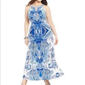 I.N.C. Halter dress with cut outs